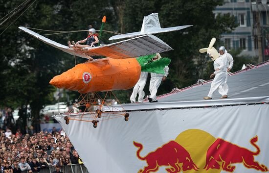 Red Bull Flugtag festival in Moscow