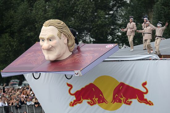 Red Bull Flugtag festival in Moscow