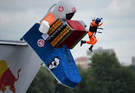 Red Bull Flugtag festival in Moscow