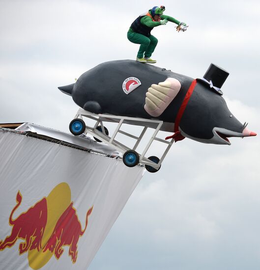 Red Bull Flugtag festival in Moscow