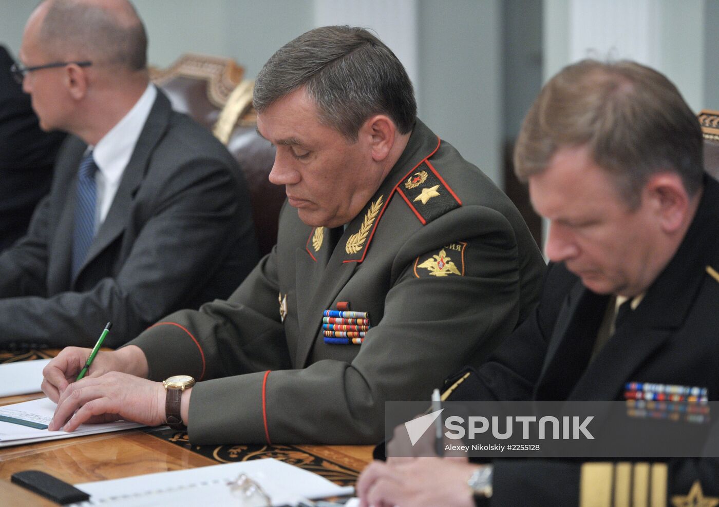 Vladimir Putin holds meeting at Novo-Ogaryovo