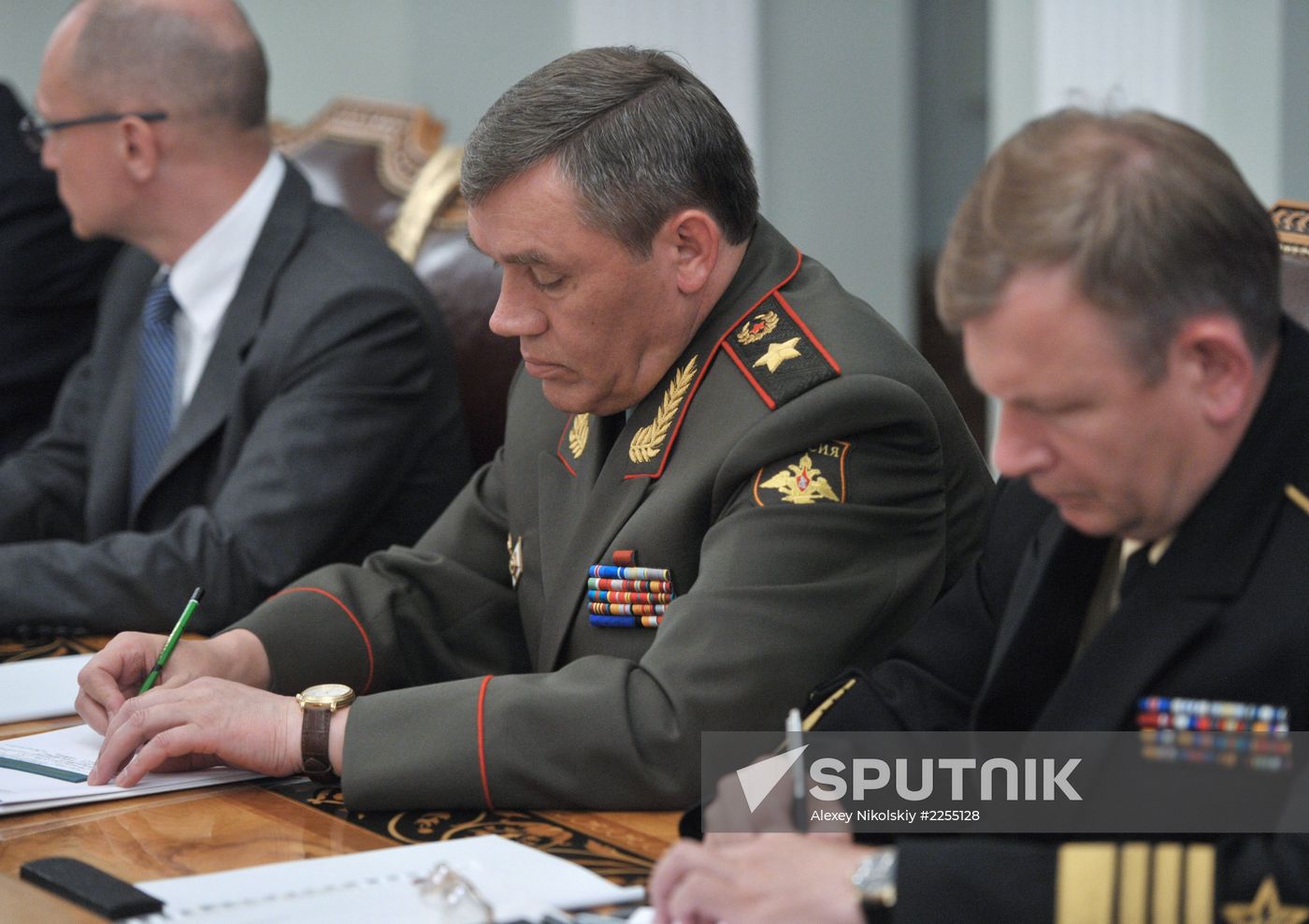 Vladimir Putin holds meeting at Novo-Ogaryovo