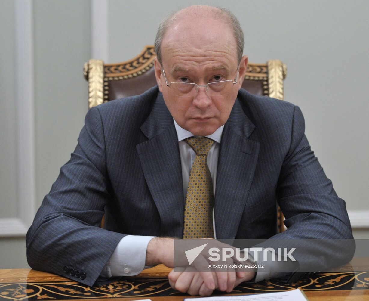 Vladimir Putin holds meeting at Novo-Ogaryovo