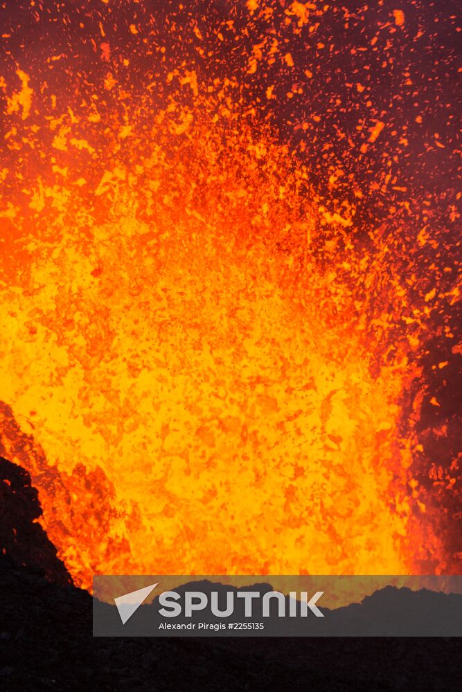 Tolbachik volcano erupts in Kamchatka