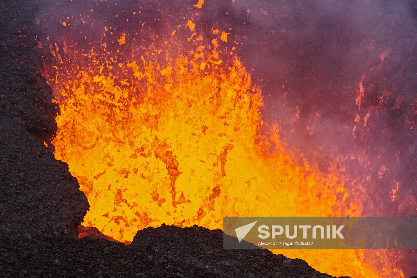 Tolbachik volcano erupts in Kamchatka