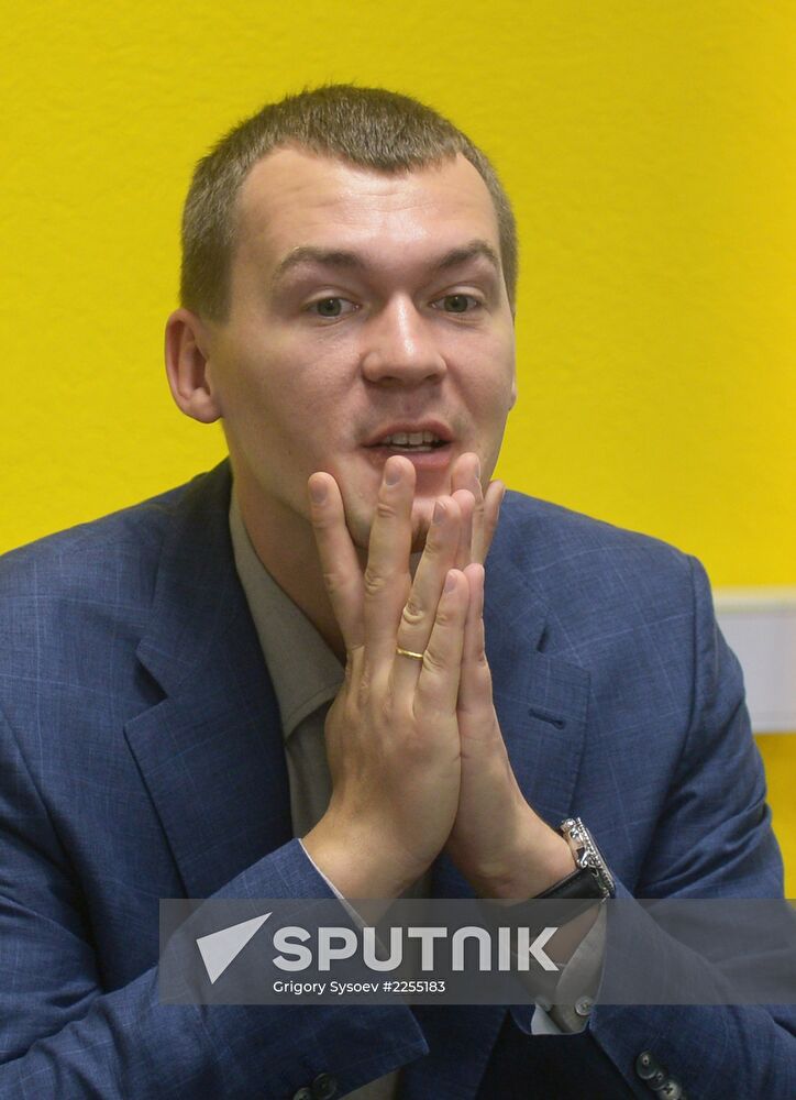 Moscow mayoral candidate Mikhail Degtyaryov