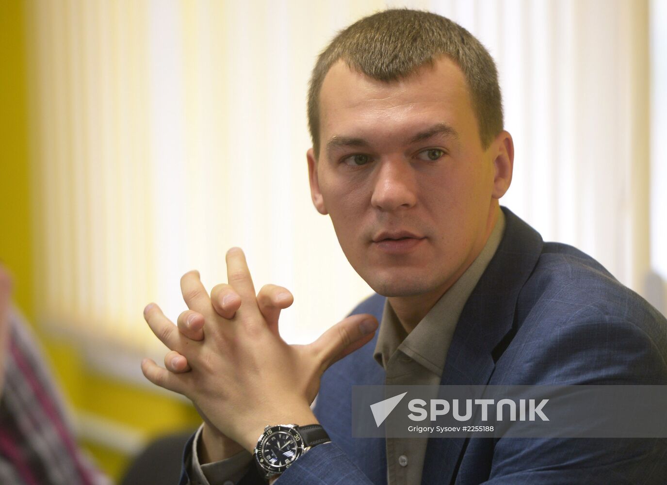 Moscow mayoral candidate Mikhail Degtyaryov