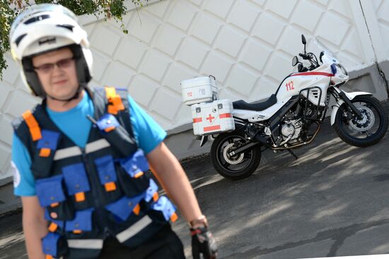 Motorcycle ambulance service introduced in Kazan