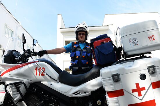 Motorcycle ambulance service introduced in Kazan