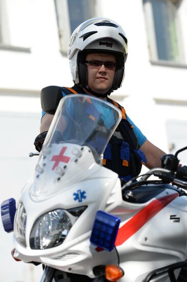 Motorcycle ambulance service introduced in Kazan