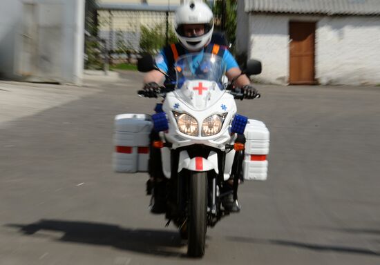Motorcycle ambulance service introduced in Kazan