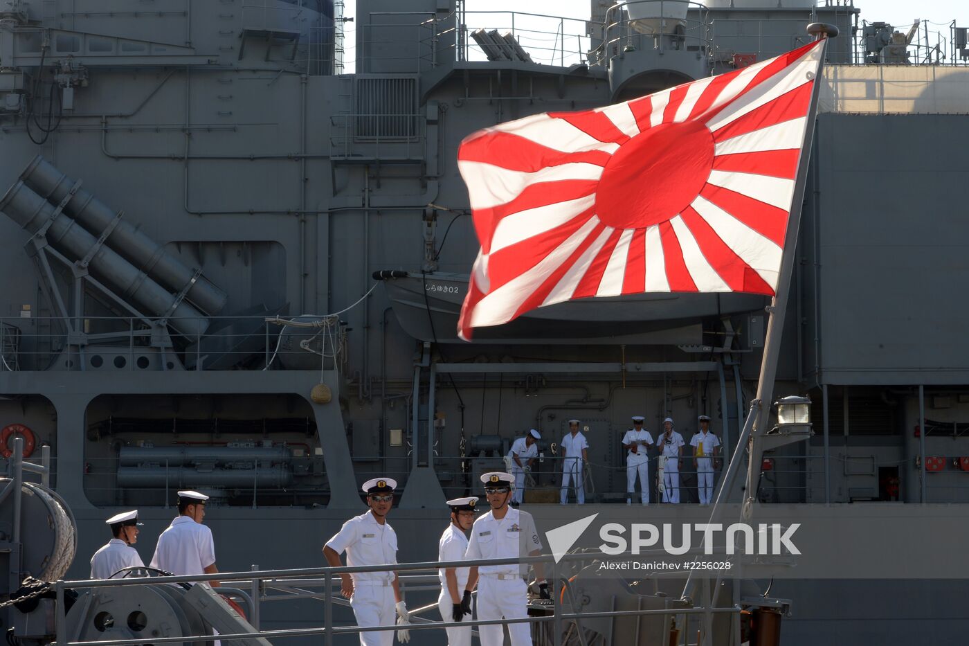 Japanese war ships visit St. Petersburg