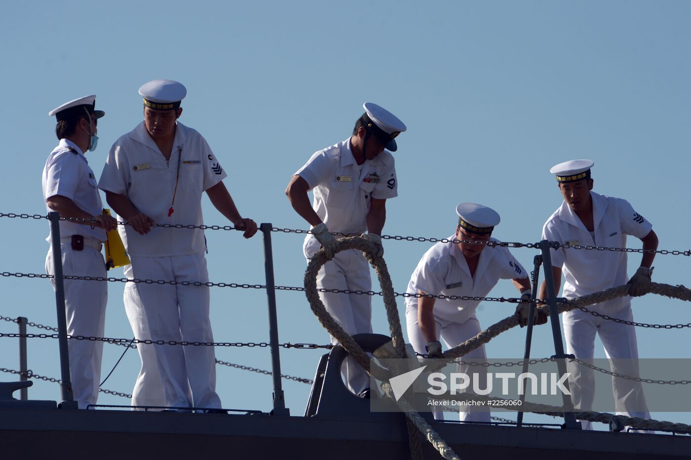 Japanese war ships visit St. Petersburg