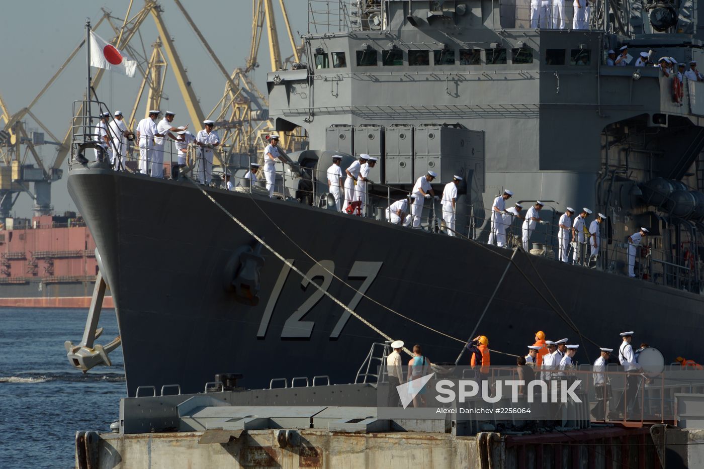 Japanese war ships visit St. Petersburg