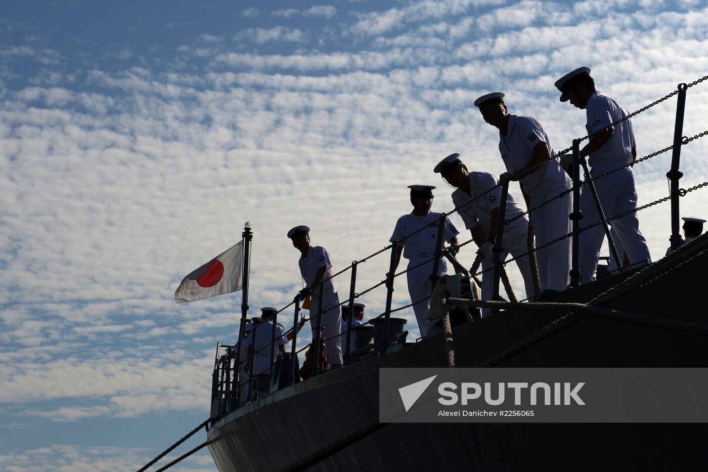 Japanese war ships visit St. Petersburg
