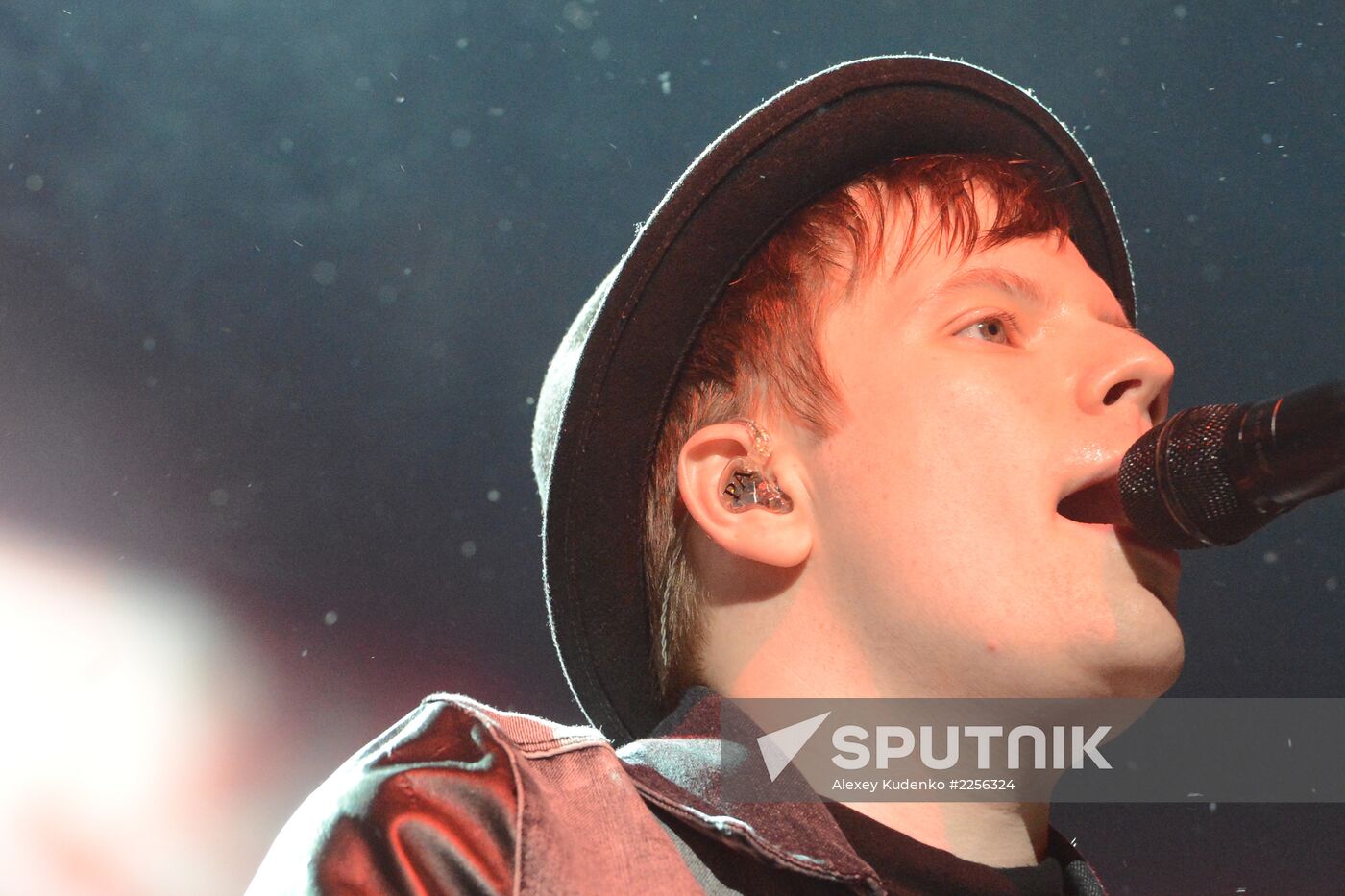 American rock band Fall Out Boy performs live in Moscow