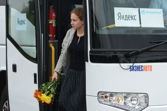 Funeral of co-founder Ilya Segalovich