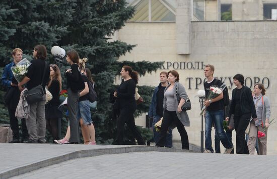 Funeral of co-founder Ilya Segalovich