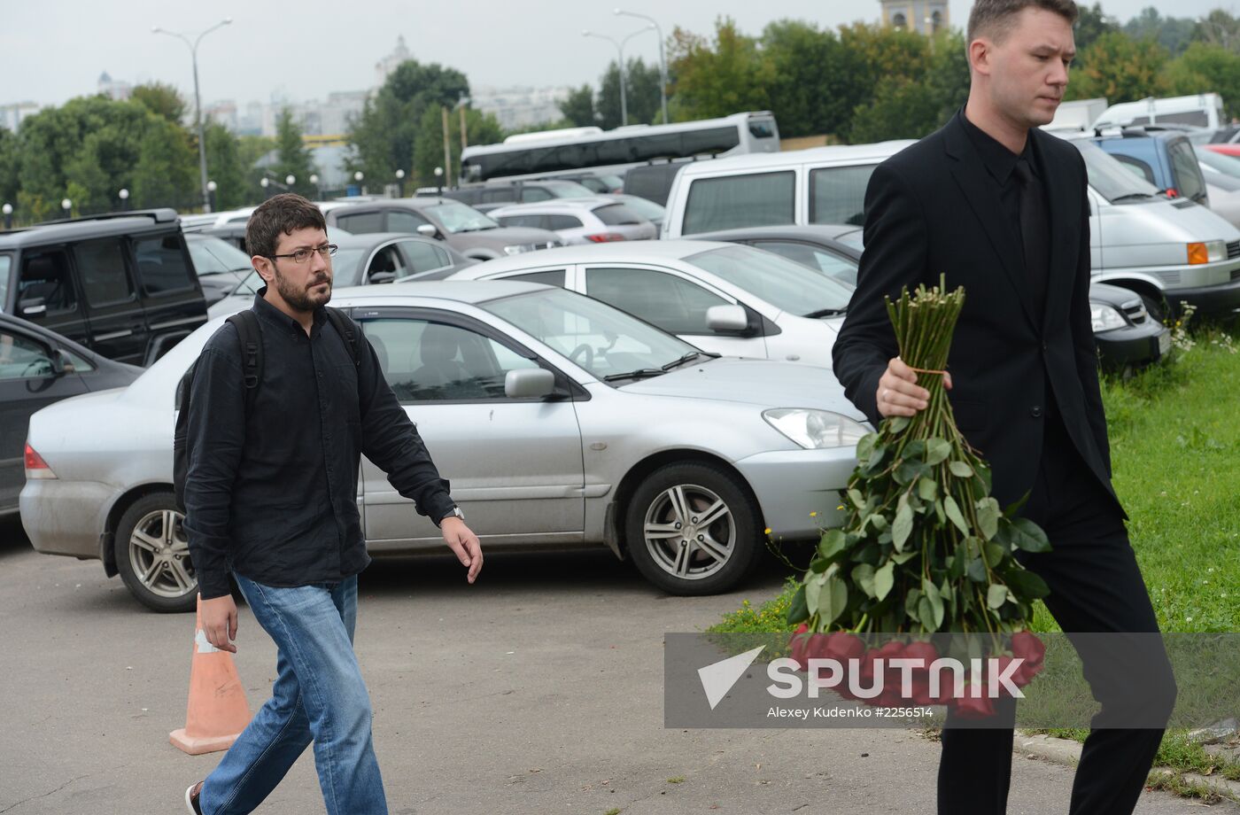 Funeral of co-founder Ilya Segalovich