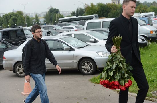 Funeral of co-founder Ilya Segalovich