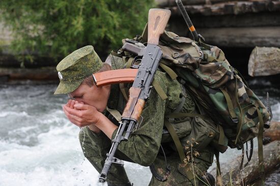 Border outpost in Altai Republic