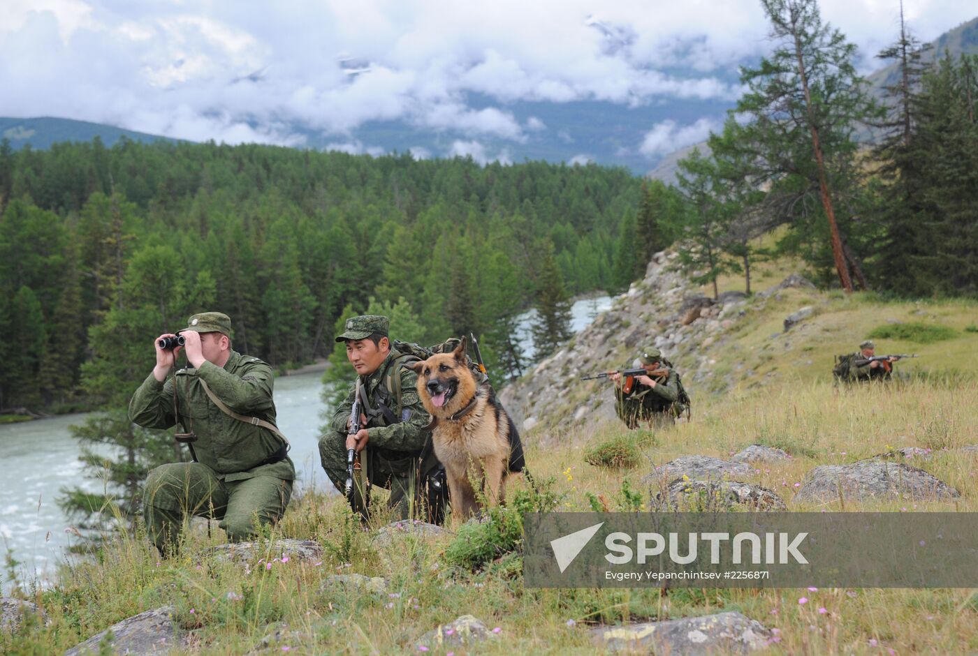 Border outpost in Altai Republic