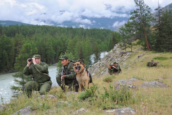 Border outpost in Altai Republic