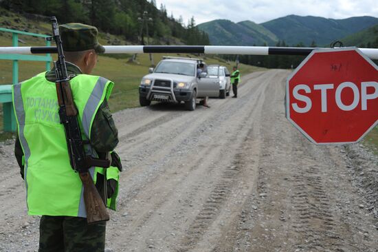 Border patrol station in Republic of Altai