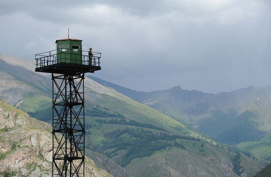 Border patrol station in Republic of Altai
