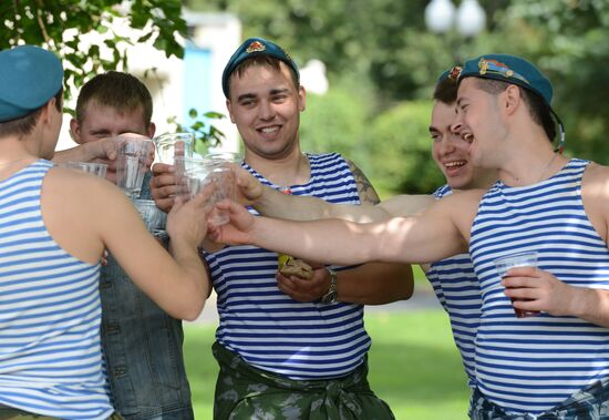 Celebration of Russian Airborne Troops Day