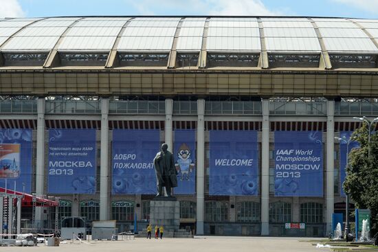 Preparations for World Athletics Championships in Luzhniki