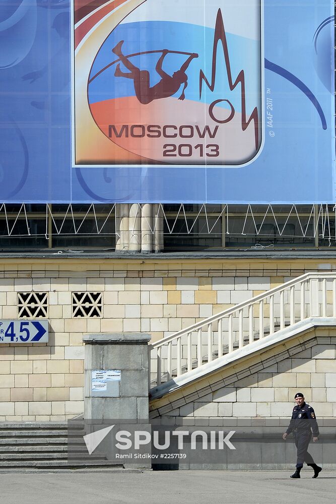 Preparations for World Athletics Championships in Luzhniki