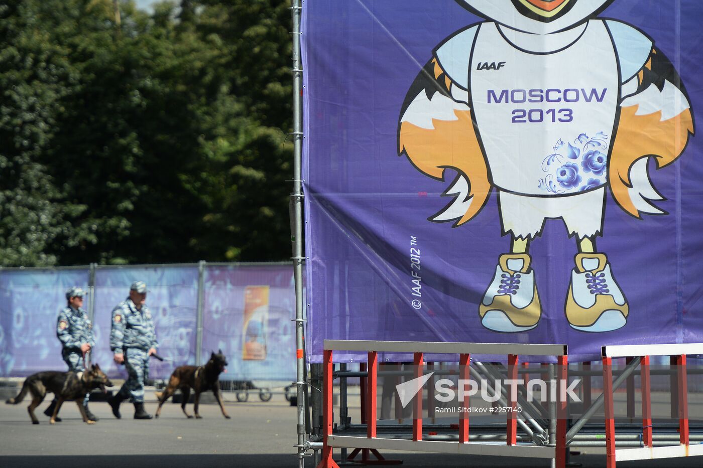 Preparations for World Athletics Championships in Luzhniki