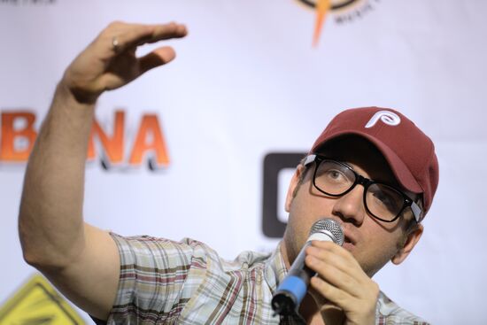 Press conference of Bloodhound Gang group at Cubana festival