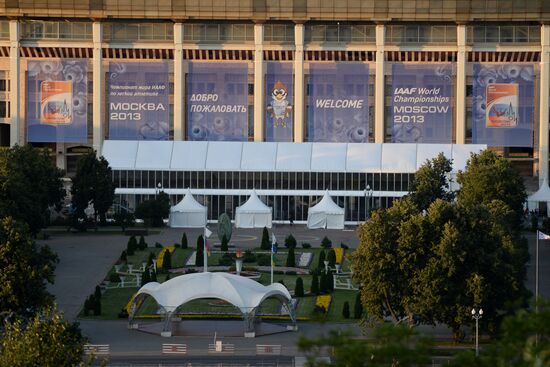 Preparations for World Athletics Championships in Luzhniki