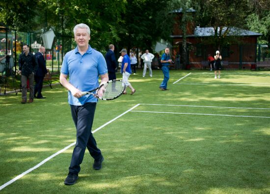 Sergei Sobyanin visits Izmaylovksy Park