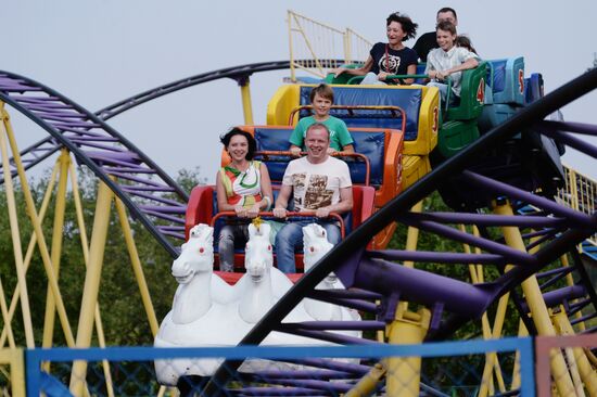 Amusement park in Yekaterinburg