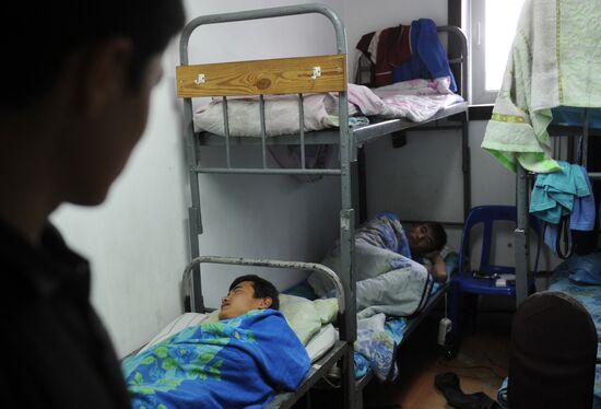 Hostel for migrants in Moscow Region