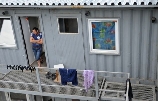 Hostel for migrants in Moscow Region