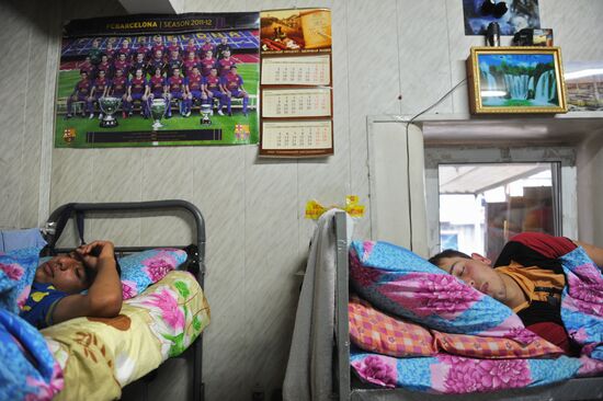 Hostel for migrants in Moscow Region