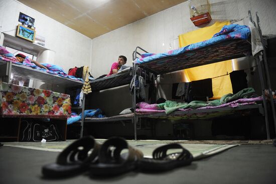 Hostel for migrants in Moscow Region