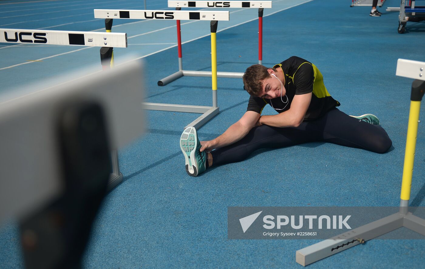 Athletics. Training session of Russian national team