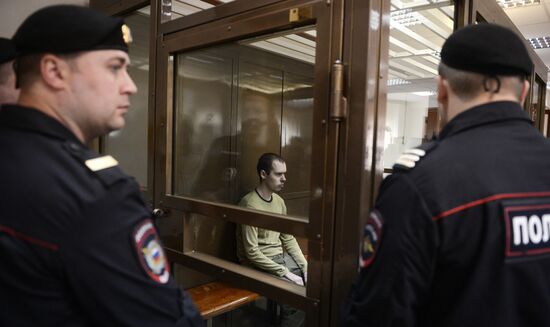 Court hearing of Dmitry Vinogradov case