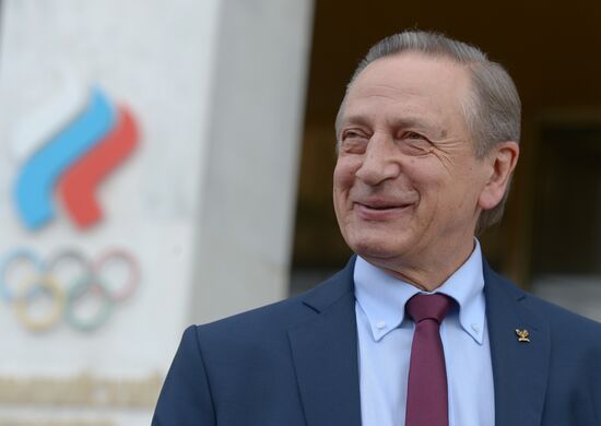 Interview by Figure Skating Federation President Gorshkov