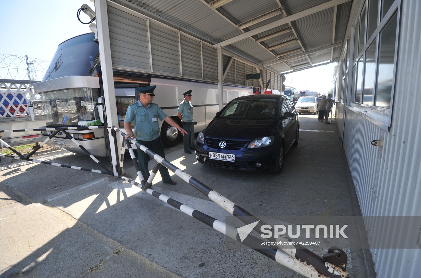 Caucasus Sea Port customs post