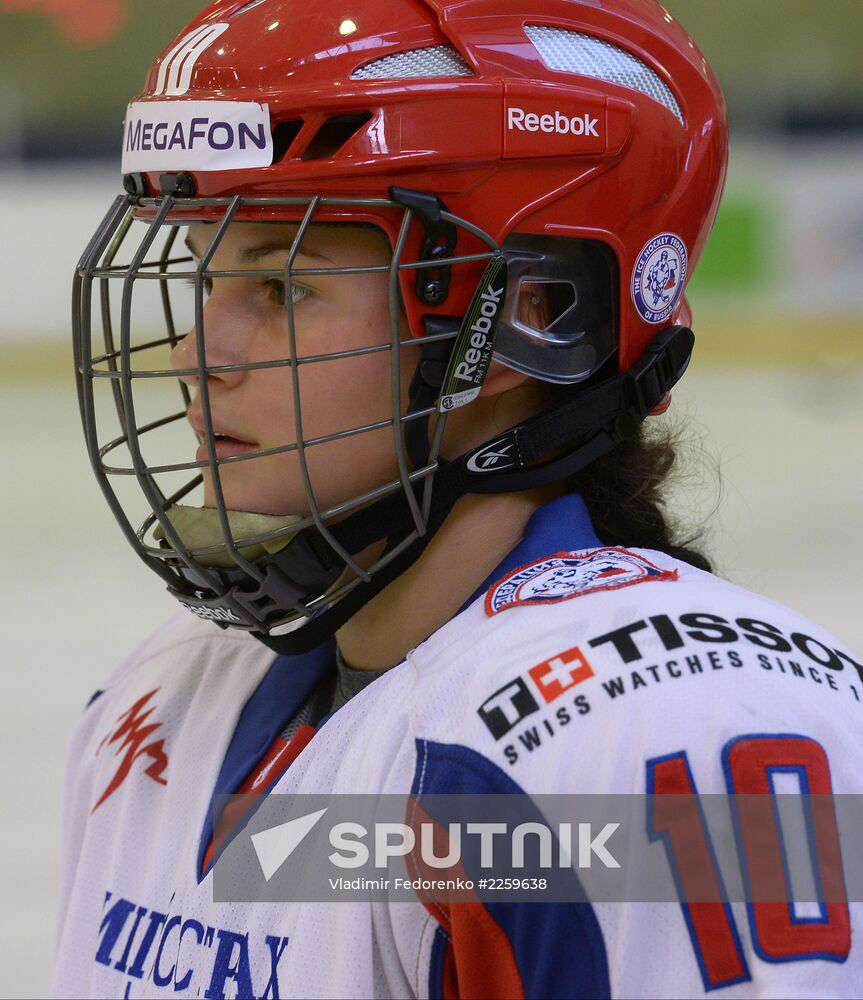 Hockey. Russian women's national team's friendly match