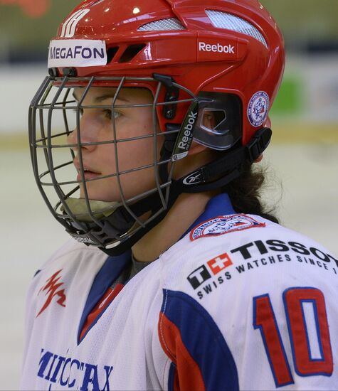 Hockey. Russian women's national team's friendly match
