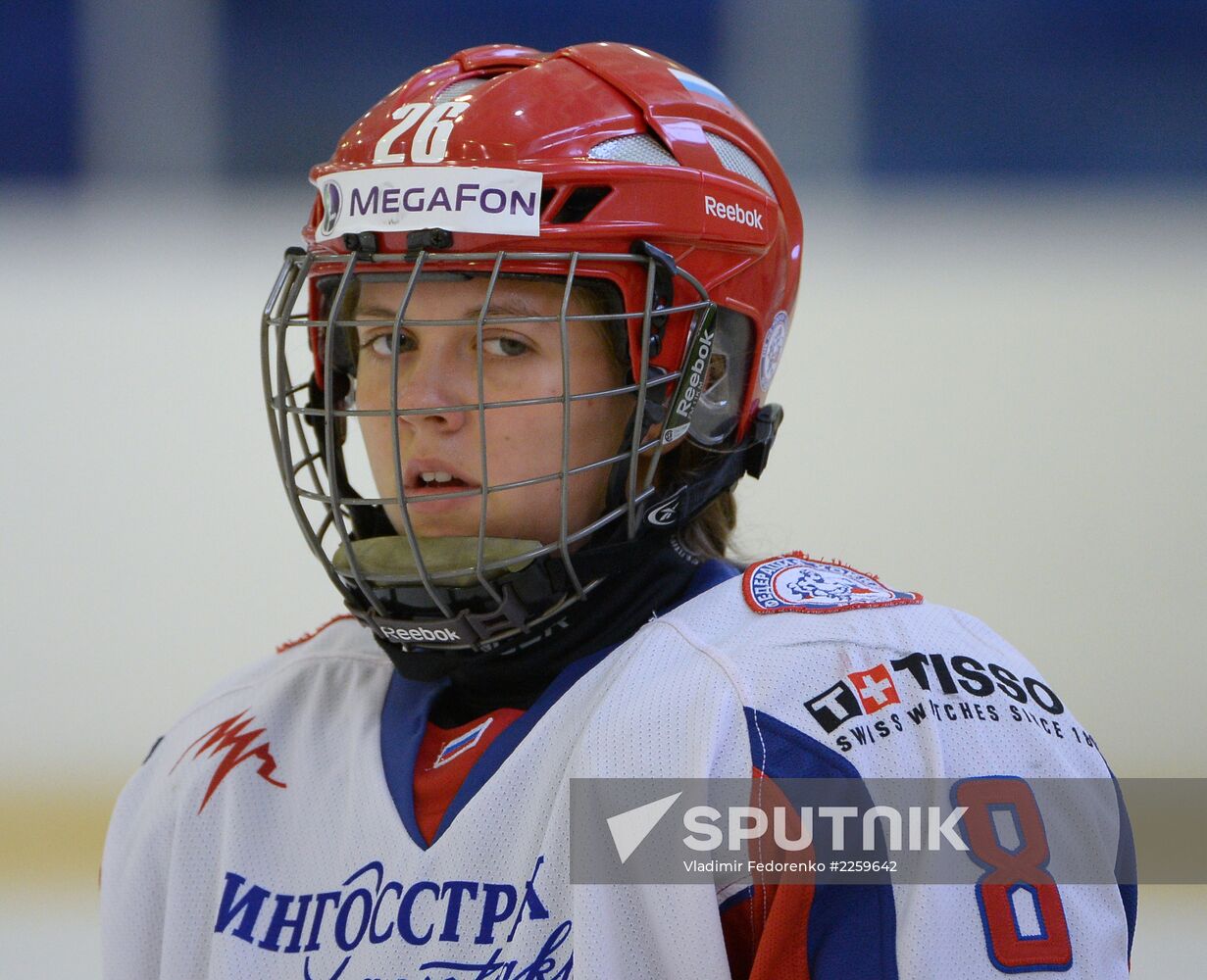 Hockey. Russian women's national team's friendly match