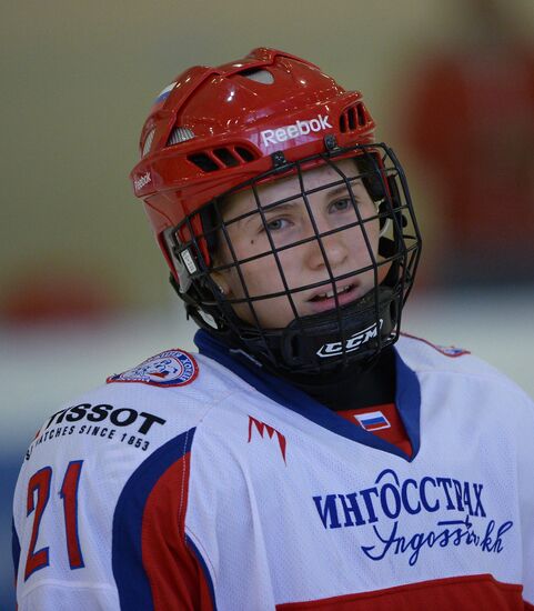 Hockey. Russian women's national team's friendly match