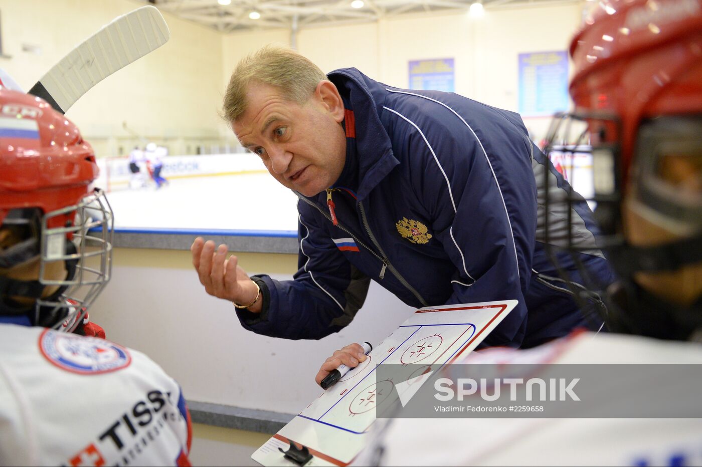 Hockey. Russian women's national team's friendly match